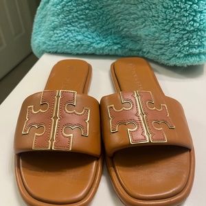 Tory Burch Double T Sport Slide Size 8.5